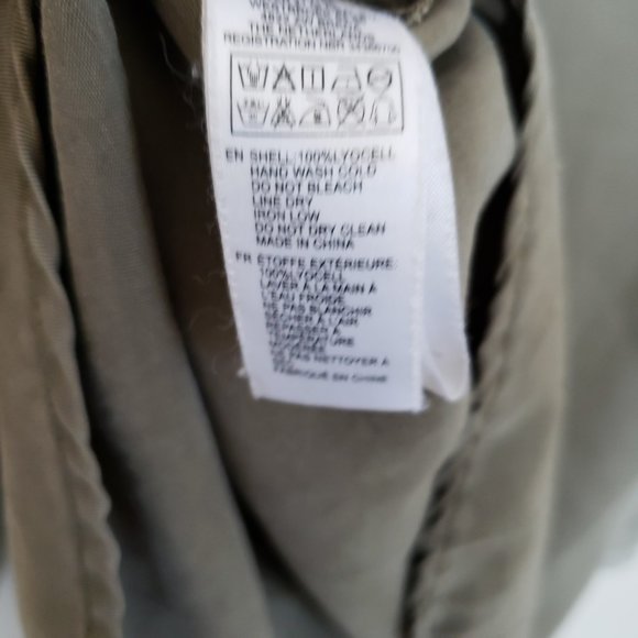 F21 Army Green Button Down Shirt - Picture 7 of 8